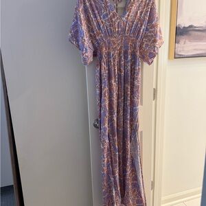 Love Stitch Multicolor Maxi Dress